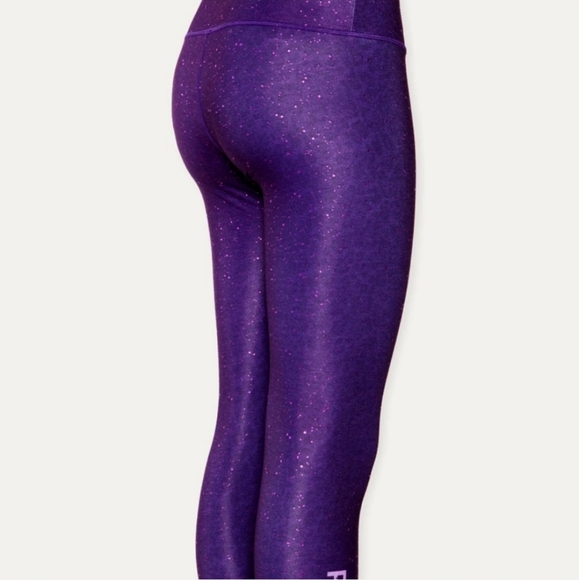 WITH x Peloton Sundays With Love High Waist Leggings Yoga Pants Purple Small - Picture 5 of 14